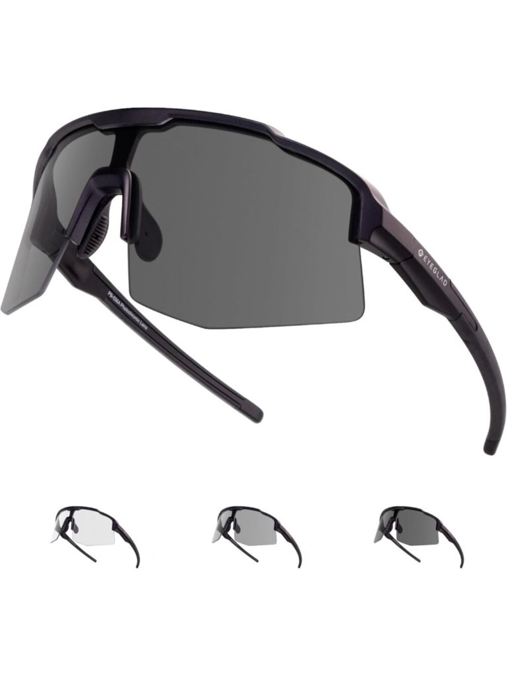 Photochromic Sports Sunglasses UV400 | Lightweight Cycling, Running, Baseball